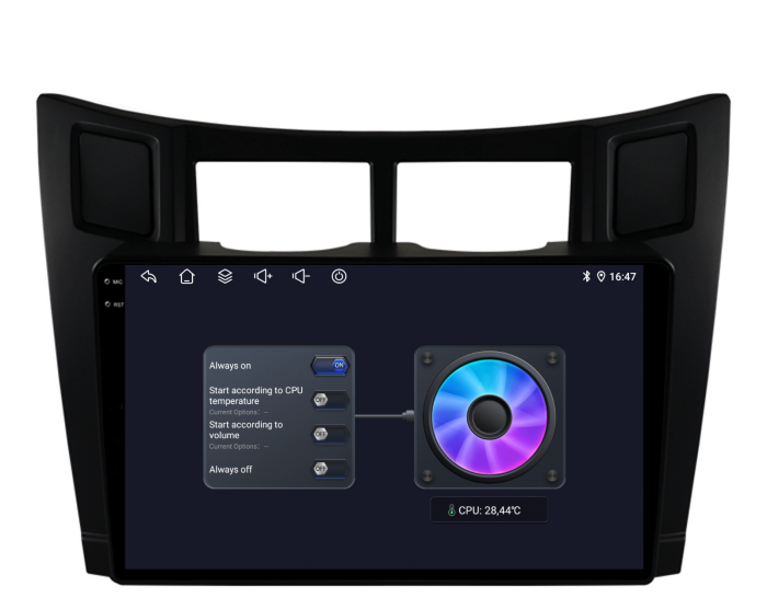 Navigatie Dedicata Toyota Yaris (2005-2011), 2K, 8Gb Ram, 256Gb Stocare, Carplay [8]