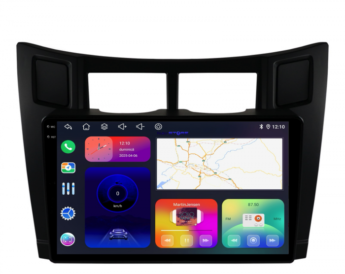 Navigatie Dedicata Toyota Yaris (2005-2011),QuadCore, 9Inch, 4Gb Ram, 64Gb Stocare, Carplay [6]