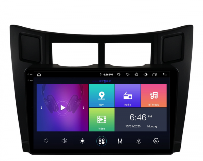 Navigatie Dedicata Toyota Yaris (2005-2011),QuadCore, 9Inch, 4Gb Ram, 64Gb Stocare, Carplay [8]