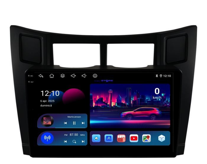 Navigatie Dedicata Toyota Yaris (2005-2011),QuadCore, 9Inch, 4Gb Ram, 64Gb Stocare, Carplay [4]