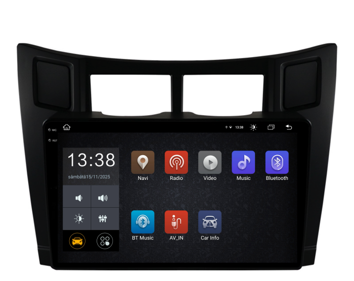 Navigatie Dedicata Toyota Yaris (2005-2011), 9Inch, 8Gb Ram, 256Gb Stocare, Carplay [4]