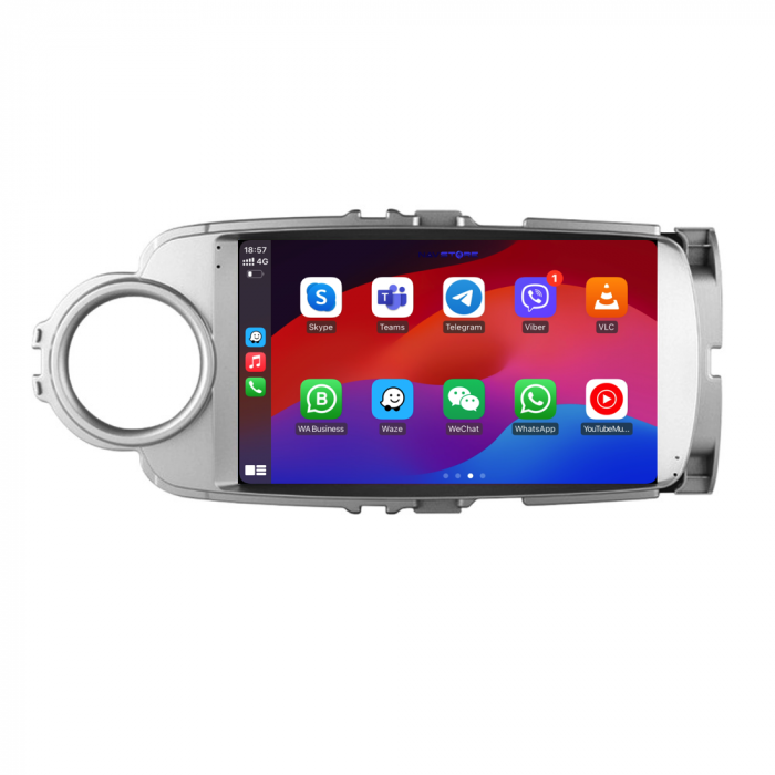 Navigatie Dedicata Toyota Yaris (2011-2018), 9Inch, 6Gb Ram, 128Gb Stocare, Carplay [4]