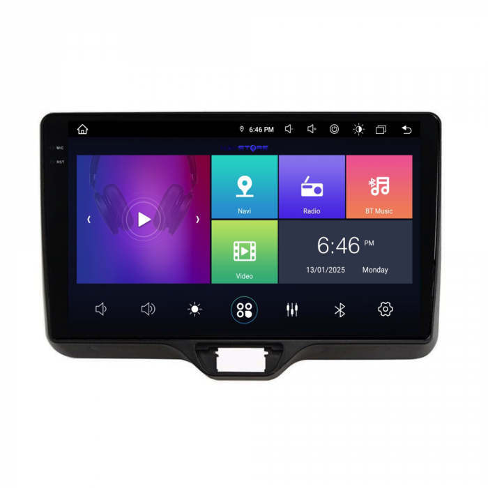 Navigatie Dedicata Toyota Yaris P21 (2020-2025), 2K, 4Gb Ram, 64Gb Stocare, Carplay [7]