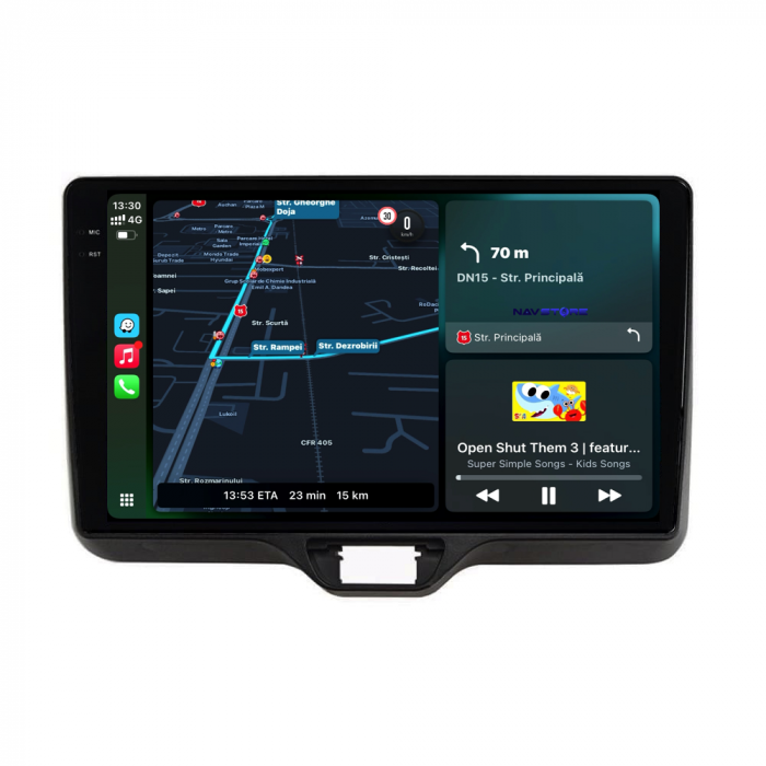 Navigatie Dedicata Toyota Yaris P21 (2020-2025), 2K, 4Gb Ram, 64Gb Stocare, Carplay [2]