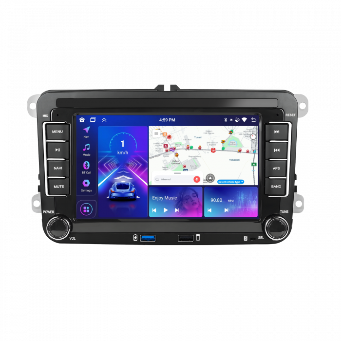 Navigatie Dedicata Seat, 7Inch, 4Gb Ram, 64Gb stocare, Apple Carplay/Android Auto [3]