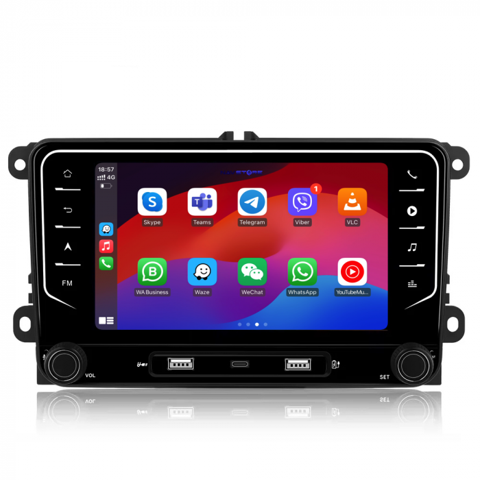 Navigatie Dedicata Seat, 7Inch, 4Gb Ram, 64Gb stocare, Apple Carplay/Android Auto [3]