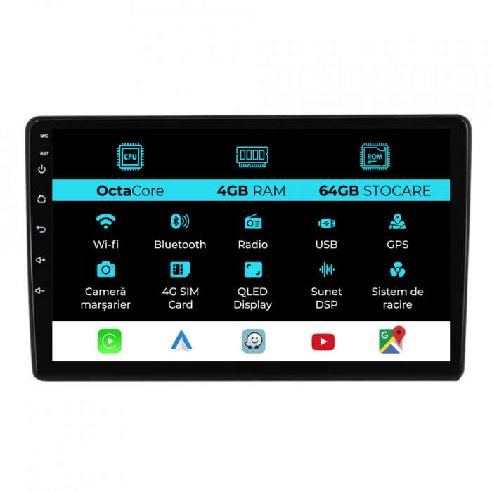 Navigatie Dedicata Volkswagen Beetle (2012 - 2018) 9 Inch, 4Gb Ram, 64Gb stocare, Carplay [1]