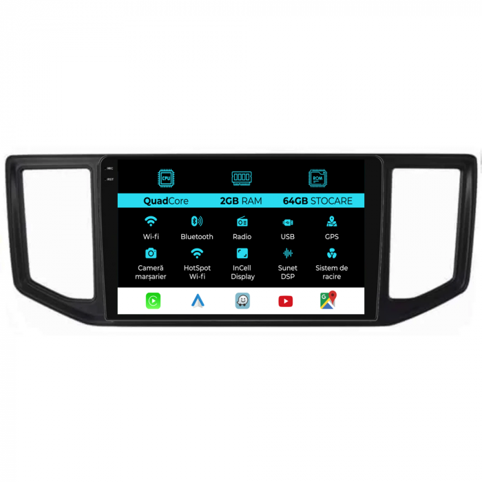 Navigatie Dedicata Volkswagen Crafter (2017-2021), 10Inch, 2Gb Ram, 32Gb Stocare, Carplay [1]