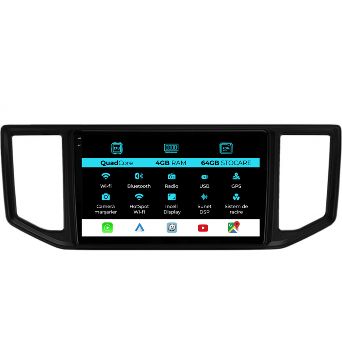 Navigatie Dedicata Volkswagen Crafter (2017-2021),QuadCore, 10Inch, 4Gb Ram, 64Gb Stocare, Carplay [1]