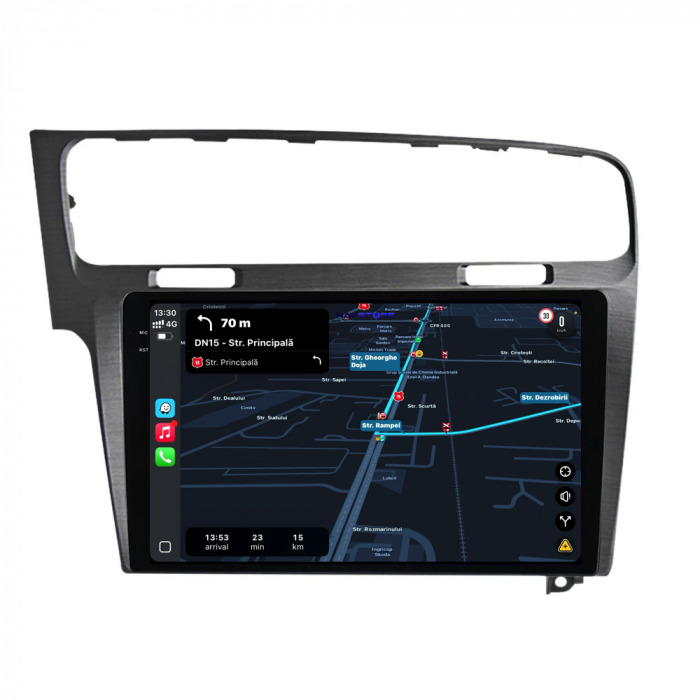 Navigatie Dedicata Volkswagen Golf 7 (2013-2020),QuadCore, 10Inch, 4Gb Ram, 64Gb Stocare, Carplay [3]