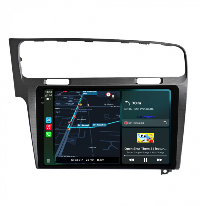 Navigatie Dedicata Volkswagen Golf 7 (2013-2020),QuadCore, 10Inch, 4Gb Ram, 64Gb Stocare, Carplay [2]