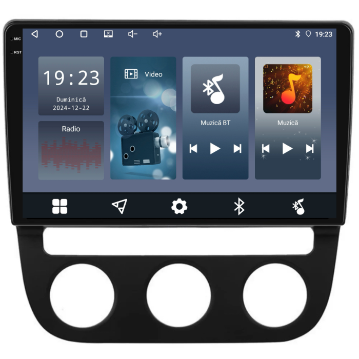 Navigatie Dedicata Volkswagen Golf5/Jetta (2004-2009), 10Inch, 2Gb Ram, 32Gb Stocare, Carplay - Clima Automata [9]