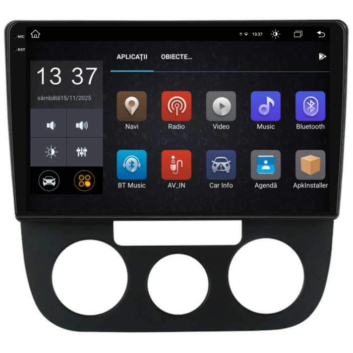 Navigatie Dedicata Volkswagen Golf5/Jetta (2004-2009), 2K, 4Gb Ram, 64Gb Stocare, Carplay - Clima Manuala [5]