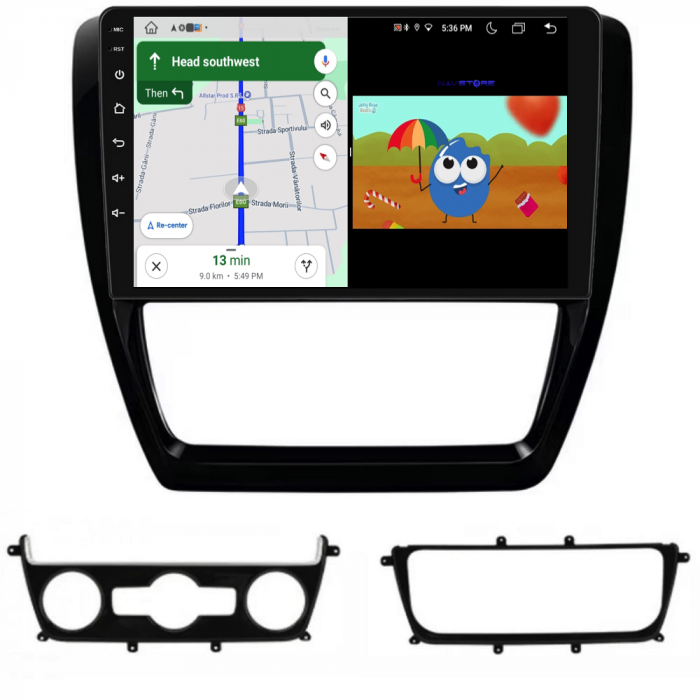Navigatie Dedicata Volkswagen Jetta (2011 - 2018), 10Inch, 8Gb Ram, 256Gb Stocare, Carplay [5]