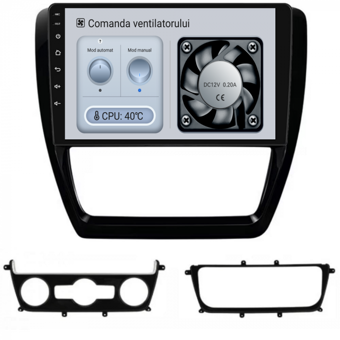 Navigatie Dedicata Volkswagen Jetta (2011 - 2018), 10Inch, 8Gb Ram, 256Gb Stocare, Carplay [6]