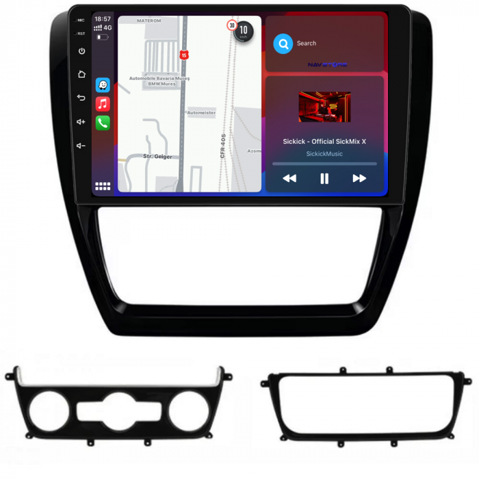 Navigatie Dedicata Volkswagen Jetta (2011 - 2018), 10Inch, 8Gb Ram, 256Gb Stocare, Carplay [3]