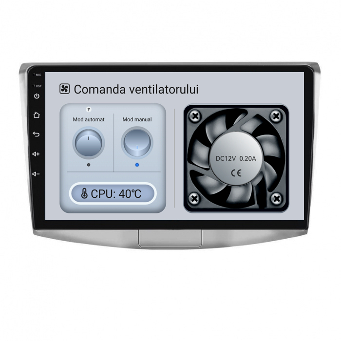 Navigatie Dedicata Volkswagen Passat B7, B6, CC (2005 -2015),10Inch, 4Gb Ram, 64Gb Stocare, Bluetooth, WiFi, Carplay [5]