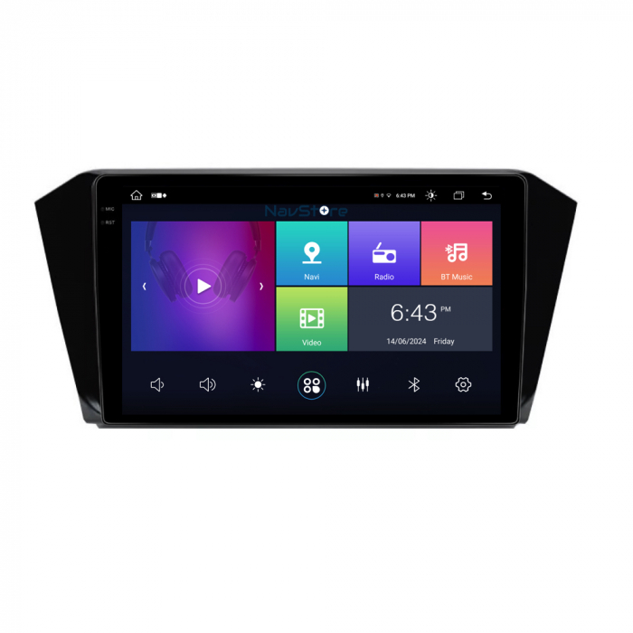 Navigatie Dedicata Volkswagen Passat B8 (2015-2022), Display 2K, 8Gb Ram, 256Gb stocare, Bluetooth, WiFi, Carplay [4]