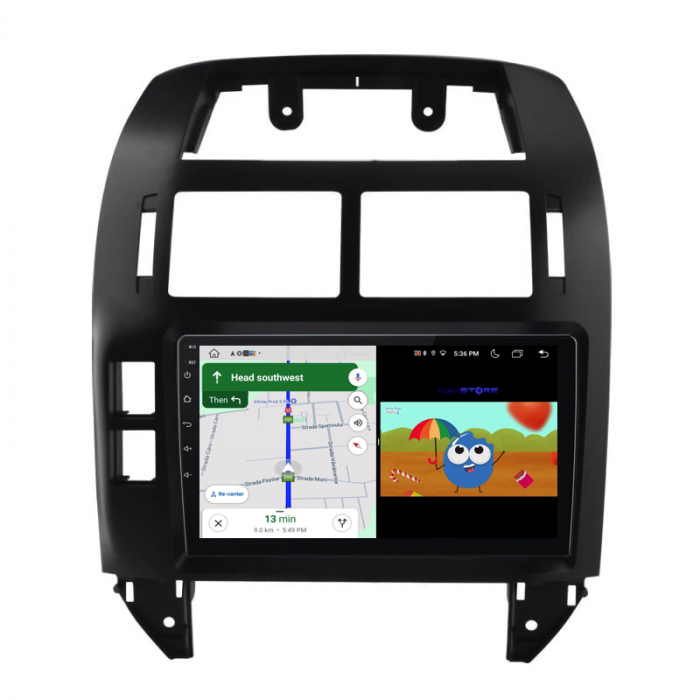 Navigatie Dedicata Volkswagen Polo (2004-2011), 9Inch, 1Gb Ram, 32Gb Stocare, Carplay [5]