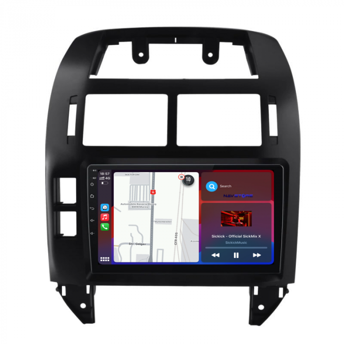 Navigatie Dedicata Volkswagen Polo (2004-2011), 9Inch, 1Gb Ram, 32Gb Stocare, Carplay [3]