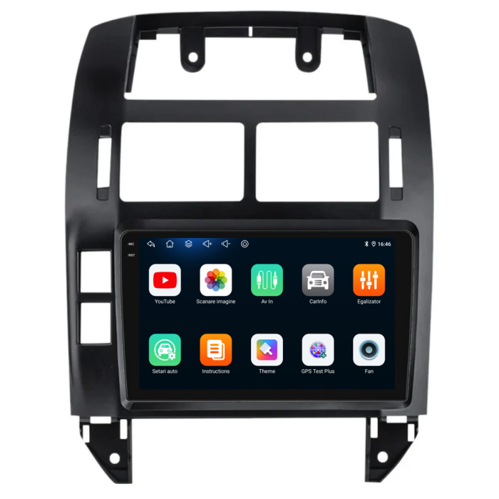 Navigatie Dedicata Volkswagen Polo (2004-2011), 9Inch, 6Gb Ram, 128Gb Stocare, Carplay [5]