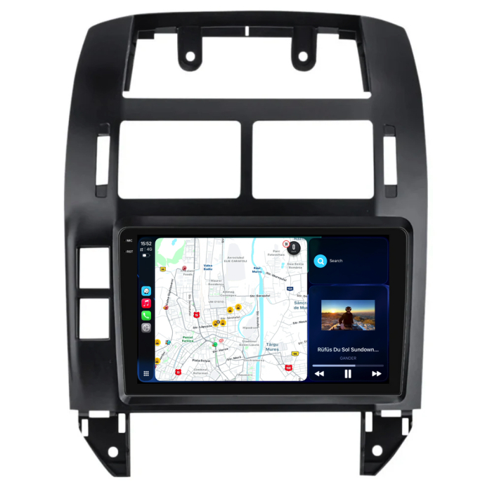 Navigatie Dedicata Volkswagen Polo (2004-2011), 9Inch, 6Gb Ram, 128Gb Stocare, Carplay [2]