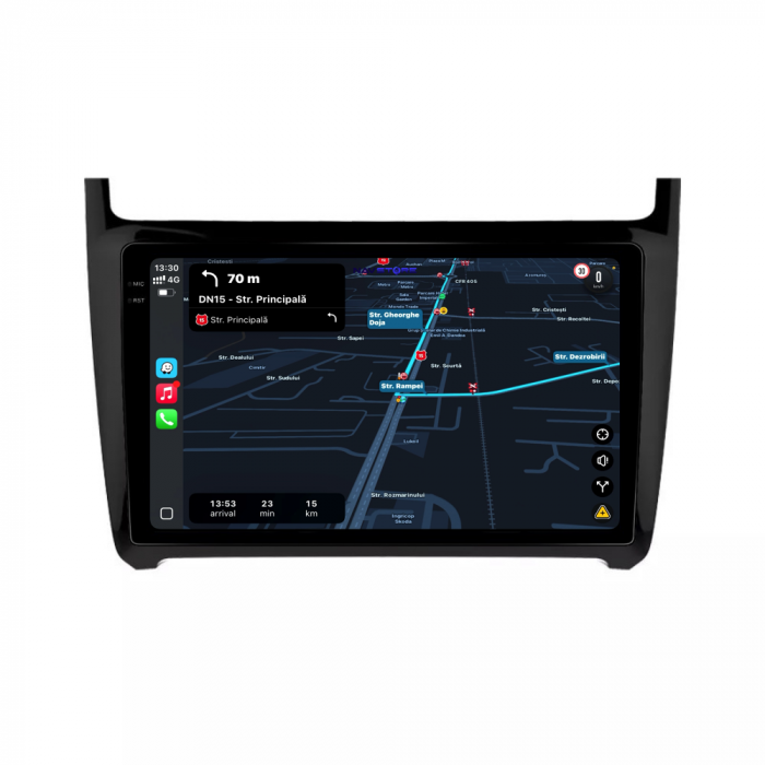 Navigatie Dedicata Volkswagen Polo (2009-2018), Incell 9Inch, 8Gb Ram, 256Gb Stocare, Carplay [3]