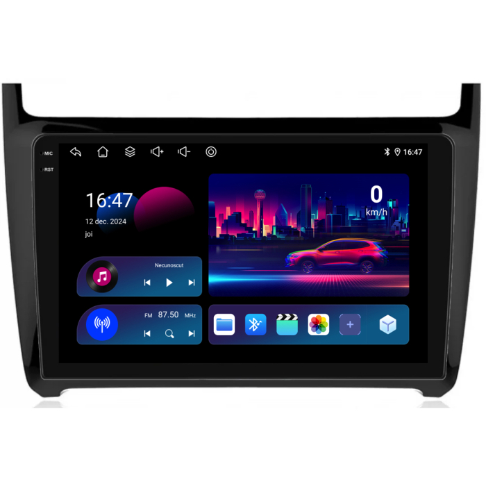Navigatie Dedicata Volkswagen Polo (2009-2018), 9Inch, 8Gb Ram, 256Gb Stocare, Carplay [4]