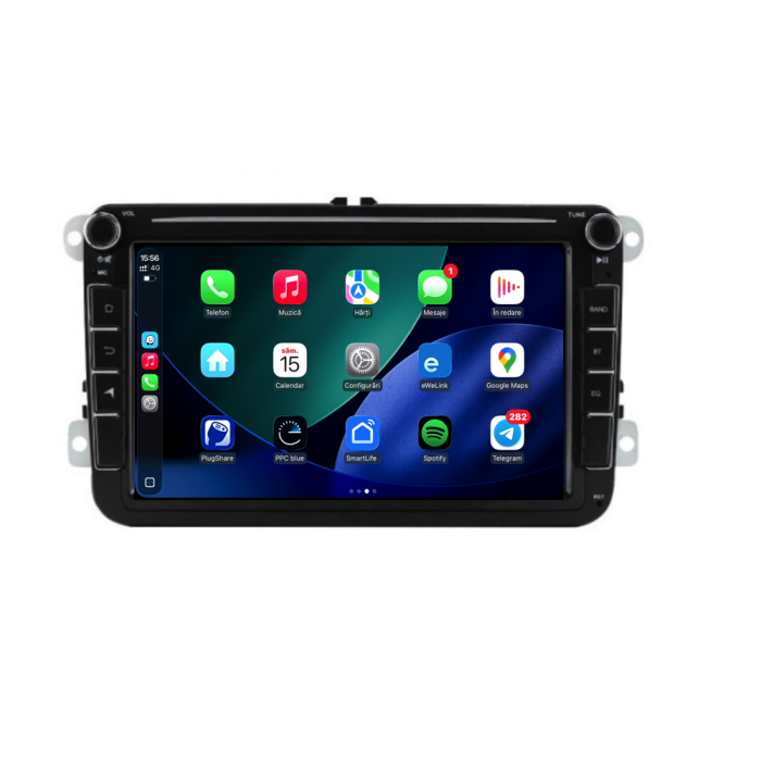 Navigatie Dedicata Volkswagen,QuadCore, 8Inch, 4Gb Ram, 64Gb stocare, Carplay si Android Auto [2]