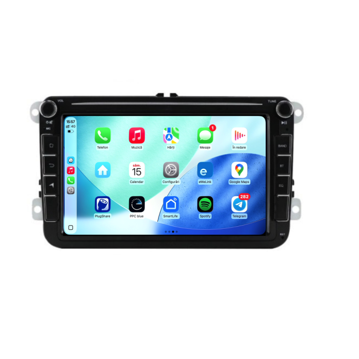 Navigatie Dedicata Volkswagen,QuadCore, 8Inch, 4Gb Ram, 64Gb stocare, Carplay si Android Auto [4]