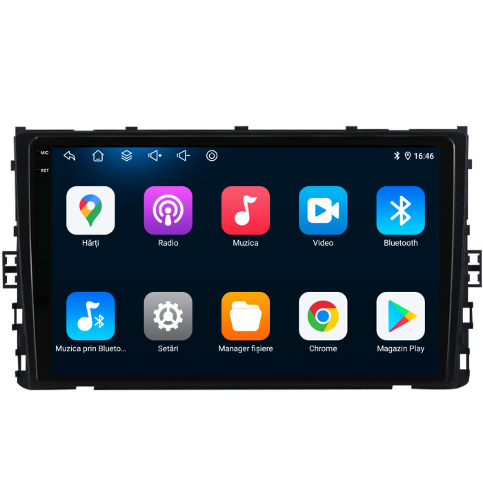 Navigatie Dedicata Volkswagen T-Roc (2017-2025), 9Inch, 4Gb Ram, 64Gb Stocare, Carplay [5]