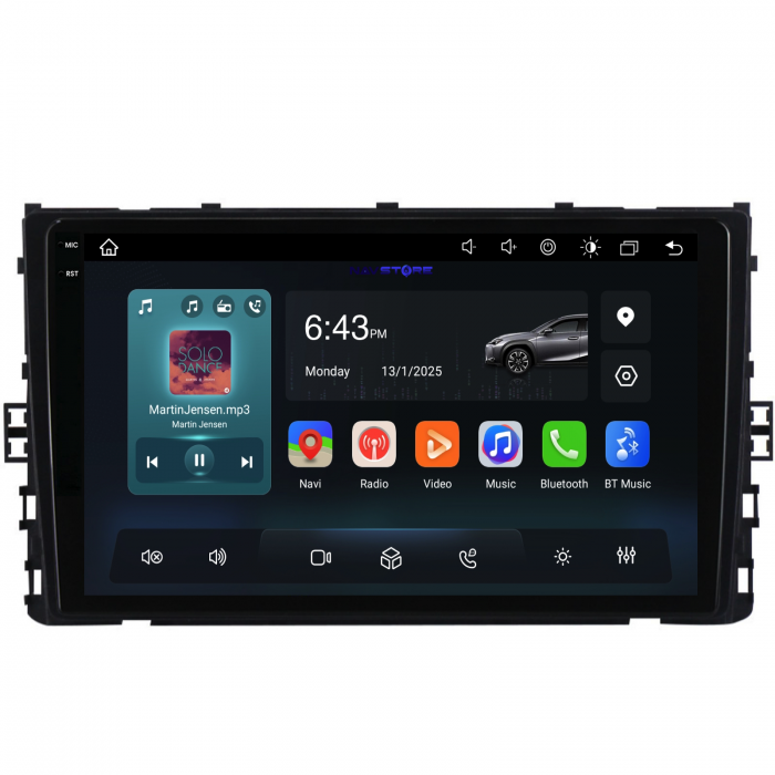 Navigatie Dedicata Volkswagen T-Roc (2017-2025),QuadCore, 9Inch, 4Gb Ram, 64Gb Stocare, Carplay [4]