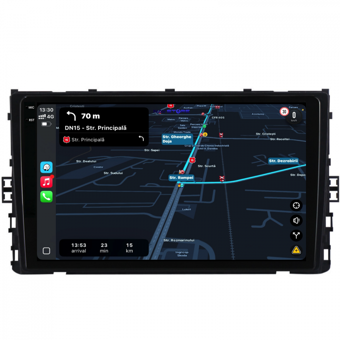 Navigatie Dedicata Volkswagen T-Roc (2017-2025),QuadCore, 9Inch, 4Gb Ram, 64Gb Stocare, Carplay [3]