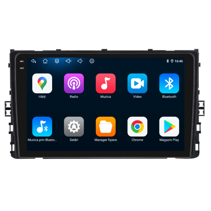 Navigatie Dedicata Volkswagen Taigo 2021+, 9Inch, 6Gb Ram, 128Gb Stocare, Carplay [6]