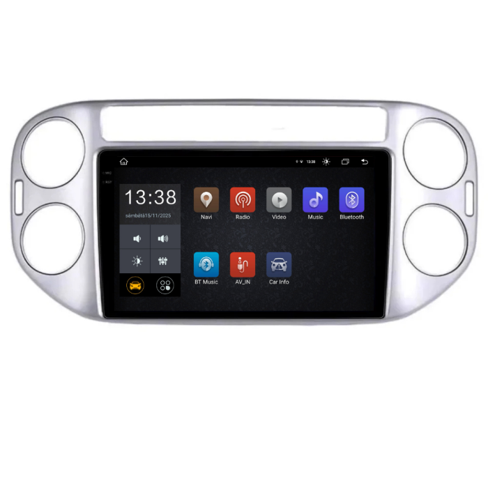 Navigatie Dedicata Volkswagen Tiguan (2006-2016), 2K, 8Gb Ram, 256Gb Stocare, Carplay [4]