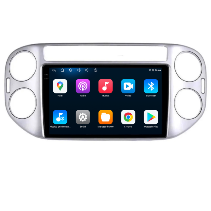 Navigatie Dedicata Volkswagen Tiguan (2006-2016),QuadCore, 9Inch, 4Gb Ram, 64Gb Stocare, Carplay [5]