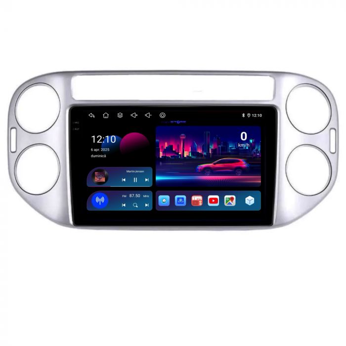 Navigatie Dedicata Volkswagen Tiguan (2006-2016), 9Inch, 2Gb Ram, 32Gb Stocare, Carplay [4]