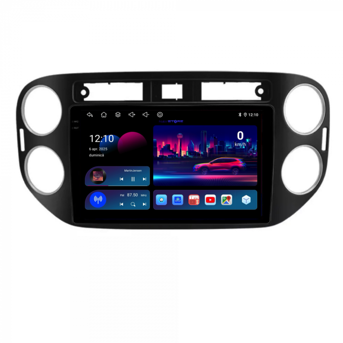 Navigatie Dedicata Volkswagen Tiguan (2011-2016), 9Inch, 4Gb Ram, 64Gb Stocare, Carplay [4]