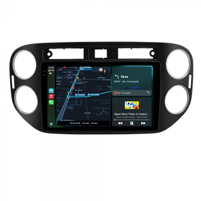 Navigatie Dedicata Volkswagen Tiguan (2011-2016), 9Inch, 4Gb Ram, 64Gb Stocare, Carplay [2]