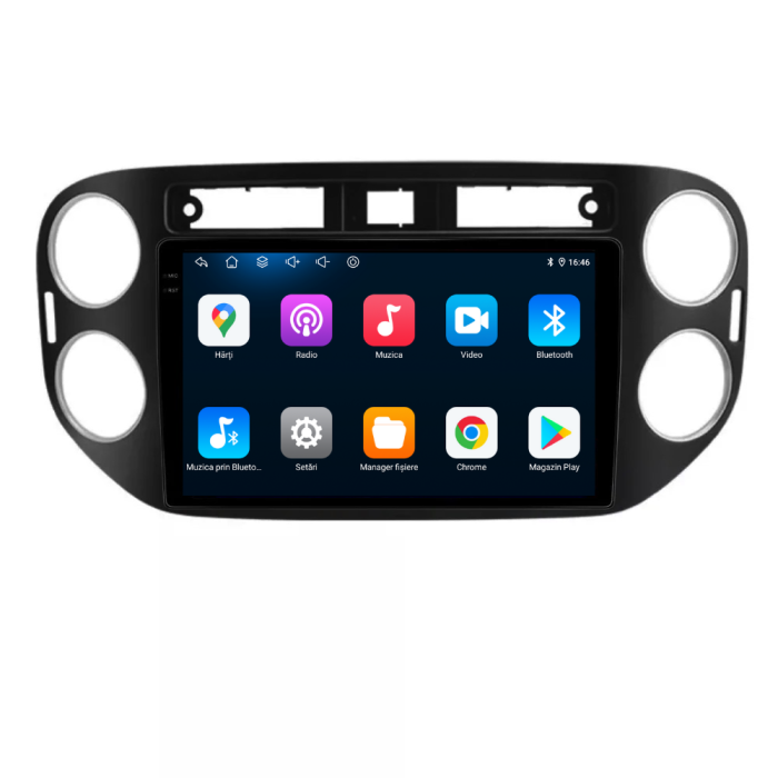 Navigatie Dedicata Volkswagen Tiguan (2011-2016), 9Inch, 4Gb Ram, 64Gb Stocare, Carplay [5]