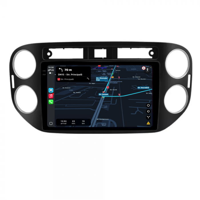 Navigatie Dedicata Volkswagen Tiguan (2011-2016), 9Inch, 4Gb Ram, 64Gb Stocare, Carplay [3]