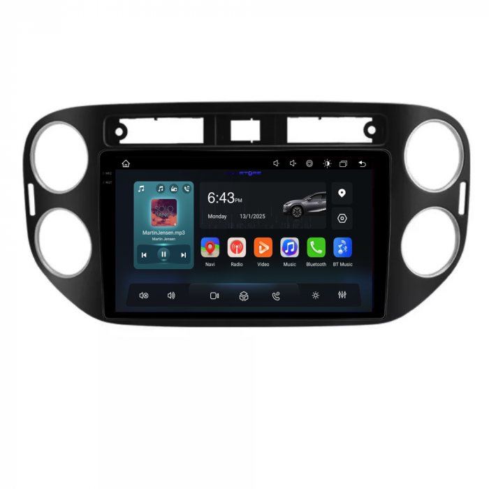Navigatie Dedicata Volkswagen Tiguan (2011-2016),QuadCore, 9Inch, 4Gb Ram, 64Gb Stocare, Carplay [6]