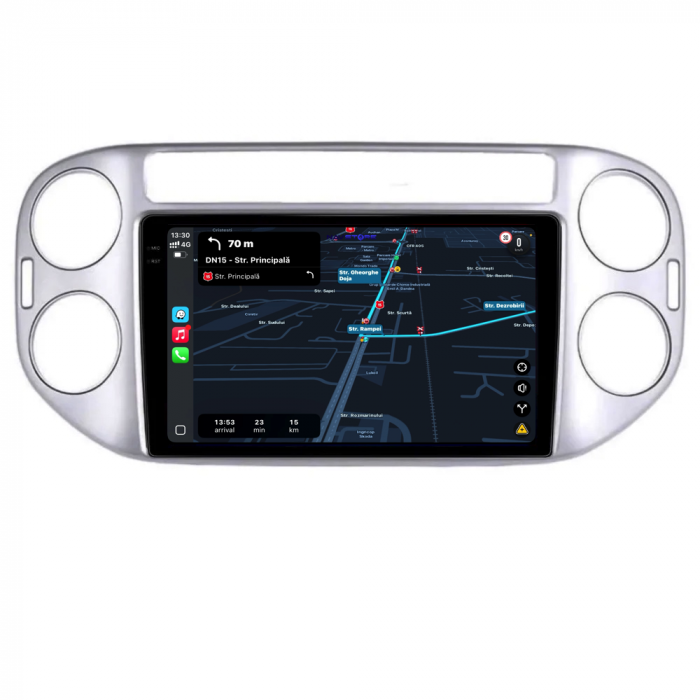 Navigatie Dedicata Volkswagen Tiguan (2006-2016), 9Inch, 4Gb Ram, 64Gb Stocare, Carplay [3]