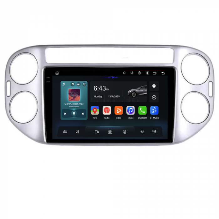 Navigatie Dedicata Volkswagen Tiguan (2006-2016), 9Inch, 4Gb Ram, 64Gb Stocare, Carplay [5]