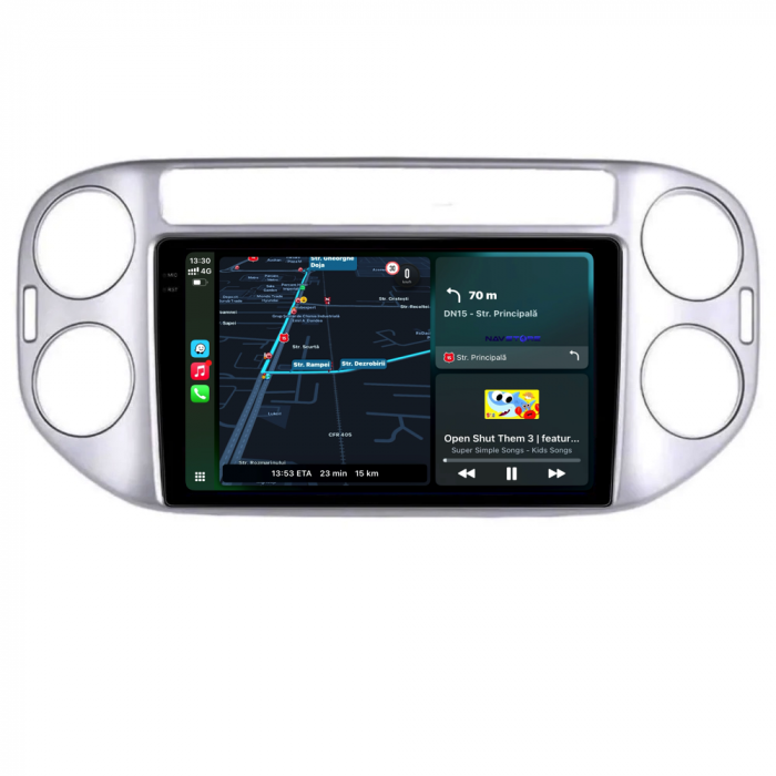 Navigatie Dedicata Volkswagen Tiguan (2006-2016),QuadCore, 9Inch, 4Gb Ram, 64Gb Stocare, Carplay [2]