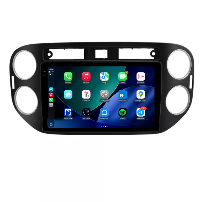 Navigatie Dedicata Volkswagen Tiguan (2011-2016), 9Inch, 8Gb Ram, 256Gb Stocare, Carplay [3]
