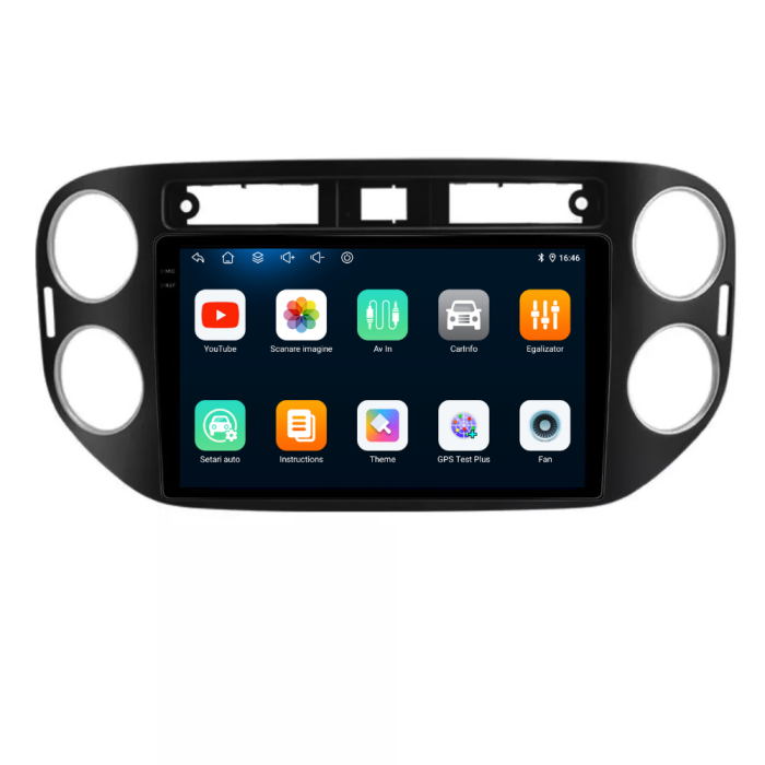 Navigatie Dedicata Volkswagen Tiguan (2011-2016),QuadCore, 9Inch, 4Gb Ram, 64Gb Stocare, Carplay [6]