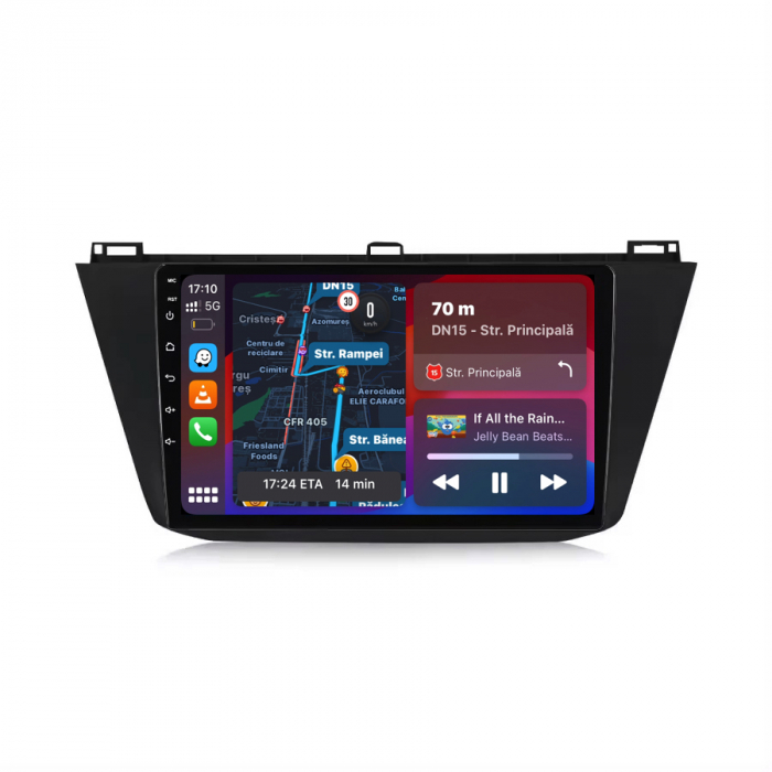 Navigatie Dedicata Volkswagen Tiguan (2016 - 2023) 10 Inch, 6Gb Ram, 128Gb stocare, Carplay [2]