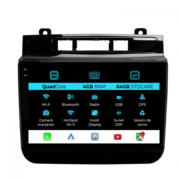 Navigatie Dedicata Volkswagen Touareg (2010-2018),QuadCore, 9Inch, 4Gb Ram, 64Gb Stocare, Carplay [1]