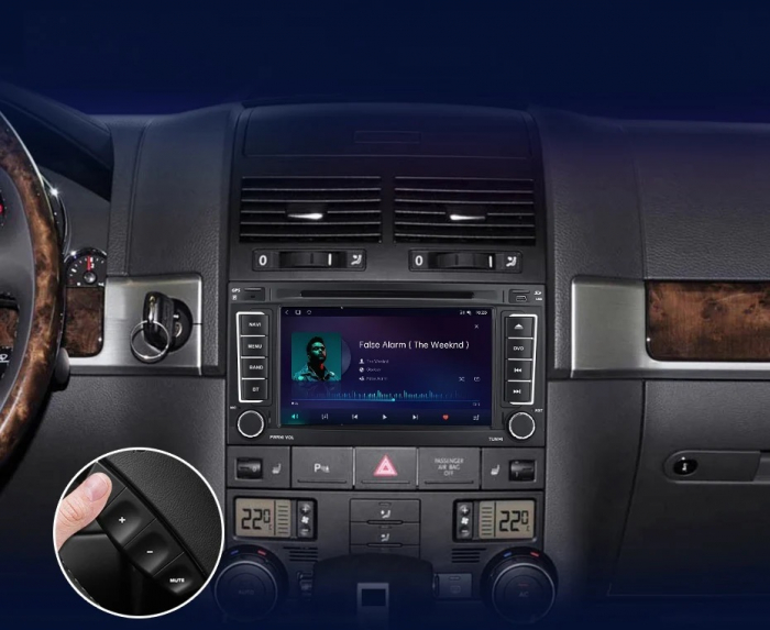 Navigatie Dedicata Volkswagen Touareg, Transporter T5,7Inch, 2Gb Ram, 64Gb Stocare, Carplay [5]